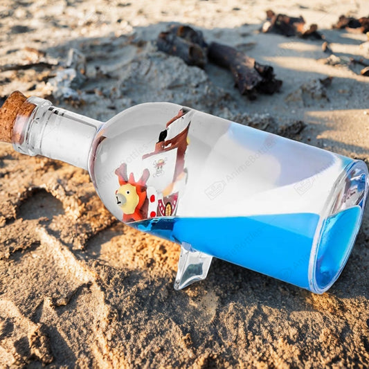 Round Bottled Sunny - Ship In a Bottle